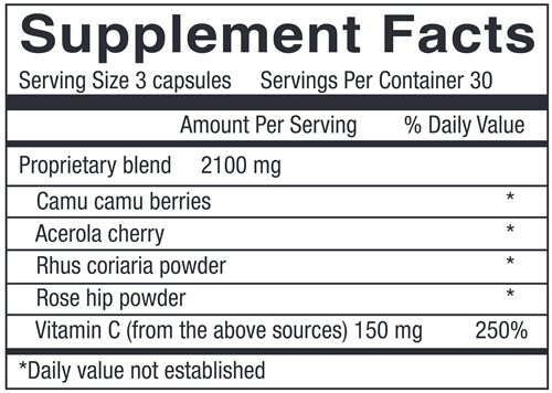 Power - C | Power C Physicians Strength Supplement Facts