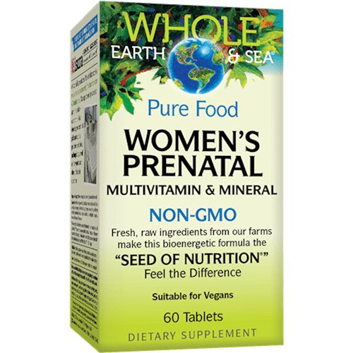 Prenatal Multivitamin Mineral (Whole Earth and Sea Natural Factors) Front