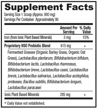 Primal Defense HSO Formula (Garden of Life) Supplement Facts