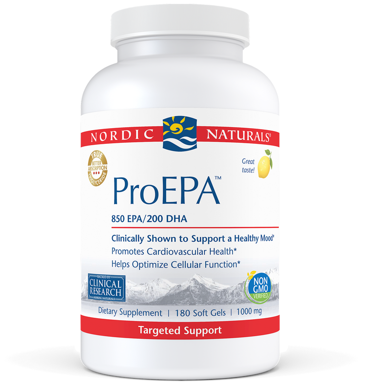 ProEPA Soft Gels Lemon 180 Count (Nordic Naturals) front