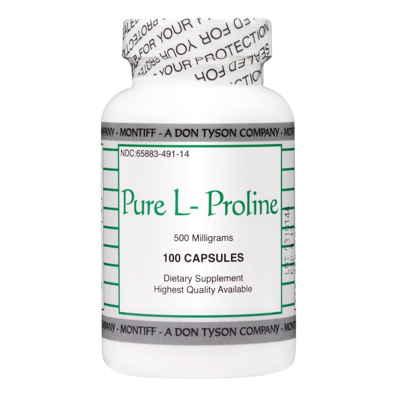 Pure L-Proline 500 mg Montiff