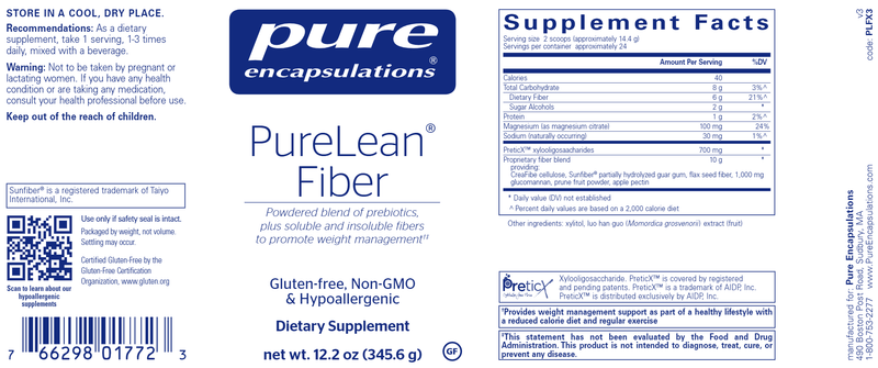 PureLean® Fiber 343 g - IMPROVED