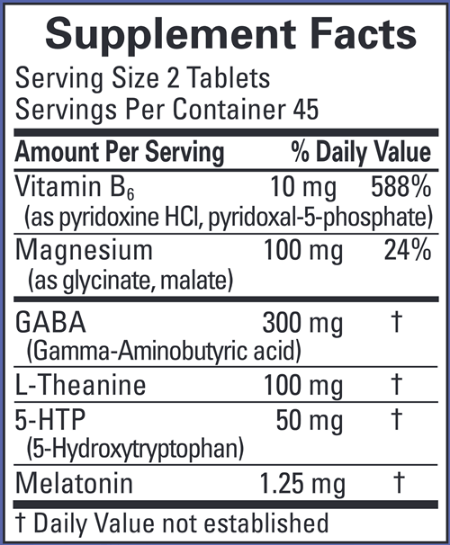 Put Me to Sleep (Brain MD) Supplement Facts