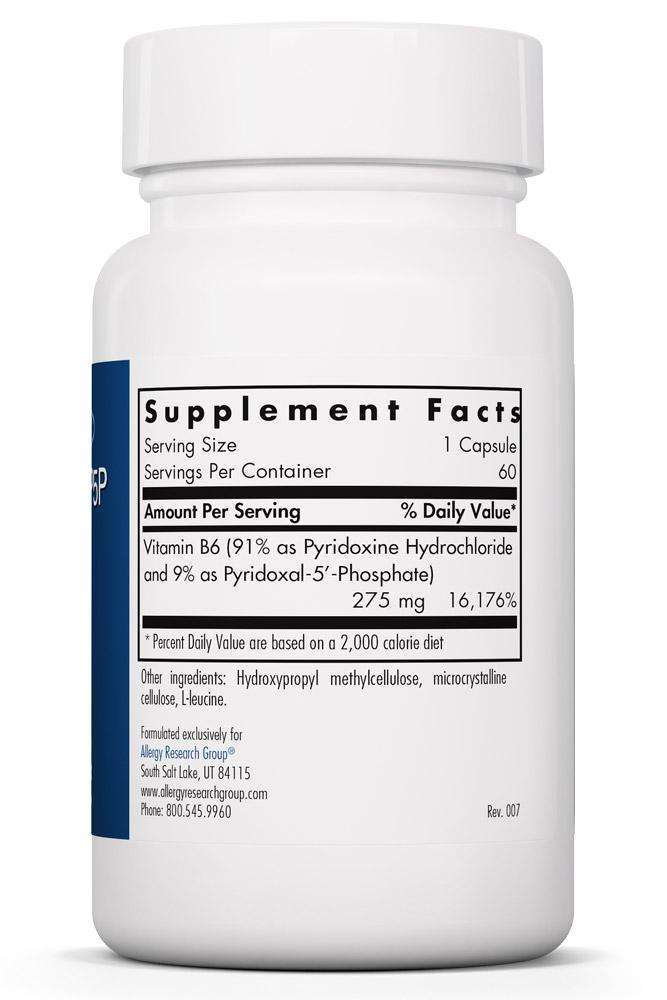 Pyridoxine P5P Allergy Research Group Supplement