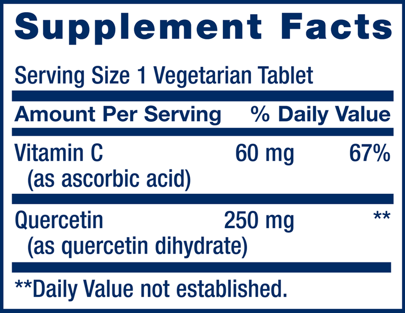 Quercetin & Vitamin C Life Extension Supplement