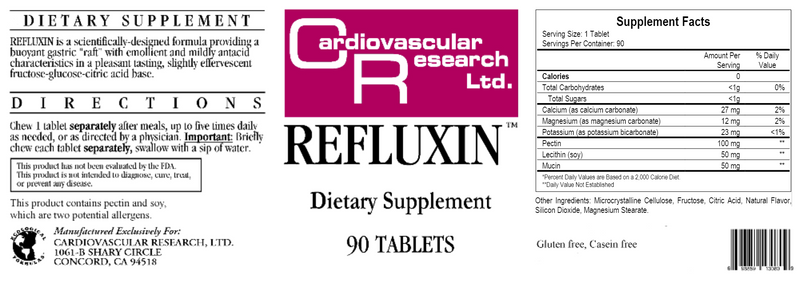 Refluxin (Ecological Formulas) Label