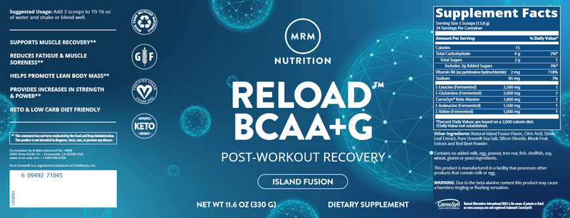 Reload Natural Island Fusion (Metabolic Response Modifier) Label