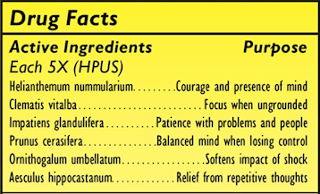 Rescue Sleep Liquid Melts (Nelson Bach) Drug Facts