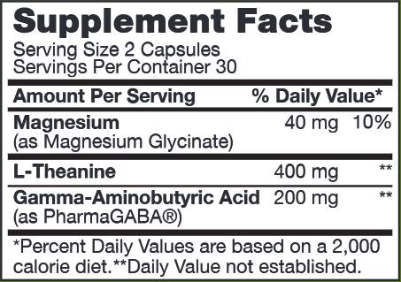 Rest and Restore (Amy Myers MD) supplement facts