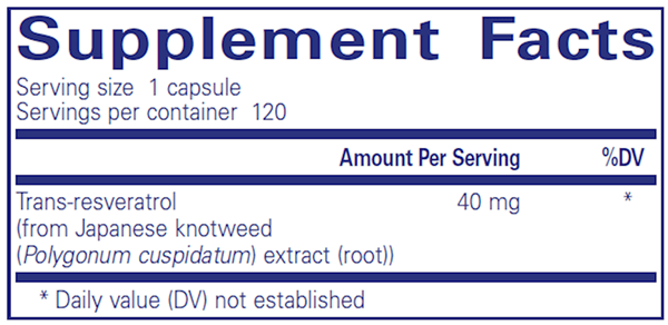 Resveratrol 120 Count