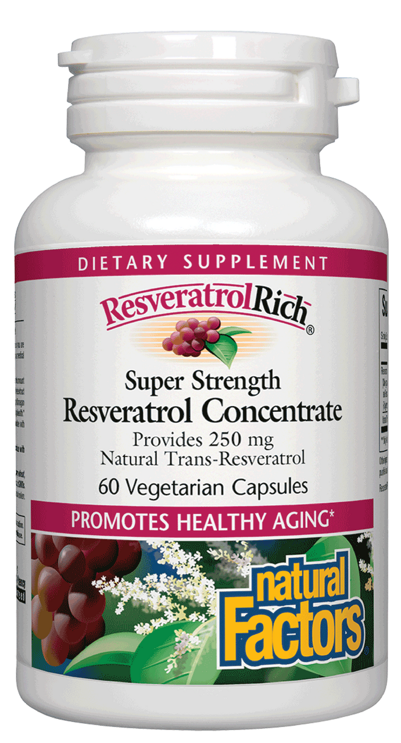 Resveratrol Concentrate (Natural Factors) Front