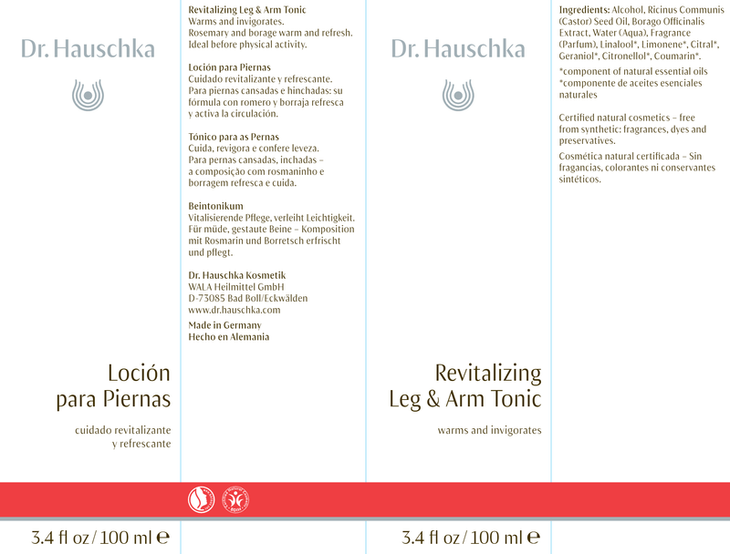 Revitalizing Leg & Arm Tonic (Dr. Hauschka Skincare) Label