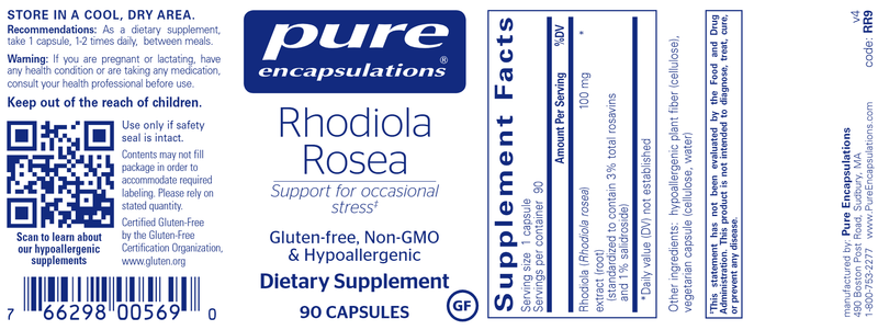 Rhodiola Rosea 90ct