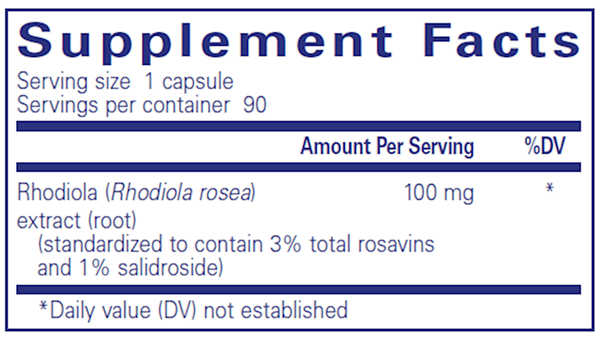 Rhodiola Rosea 90ct