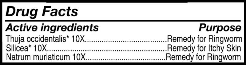 Ringworm Organic (Forces of Nature) Drug Facts
