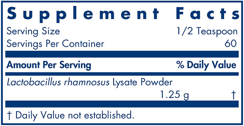 Russian Choice Immune Powder (Allergy Research Group) Supplement Facts