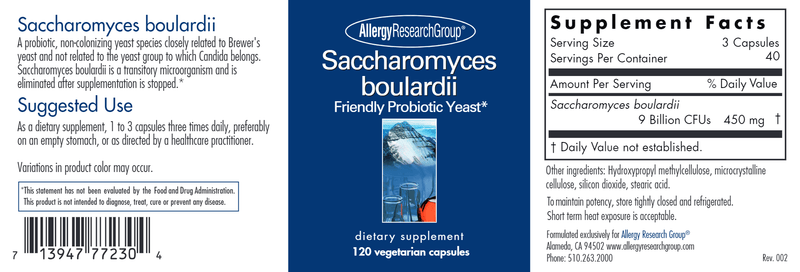 Essential-Biotic® SACCHAROMYCES BOULARDII 120 Count