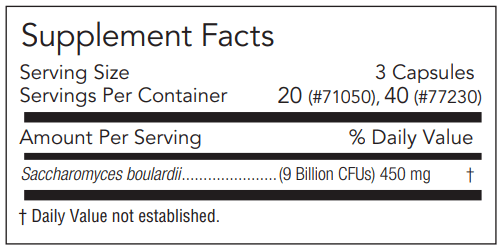 Essential-Biotic® SACCHAROMYCES BOULARDII 120 Count