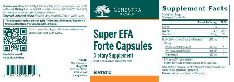 BACKORDER ONLY - SUPER EFA FORTE CAPSULES