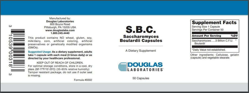 SBC Saccharomyces boulardii Capsules