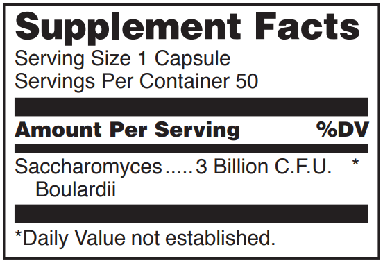 SBC Saccharomyces boulardii Capsules