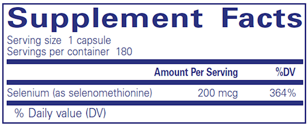 Selenium (selenomethionine) 180 Count