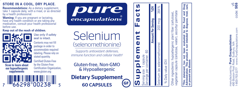 Selenium (selenomethionine) 60ct