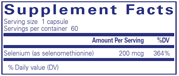 Selenium (selenomethionine) 60ct