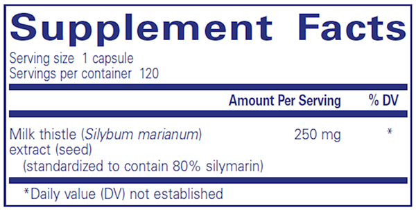 Silymarin (Milk Thistle Extract) 120ct