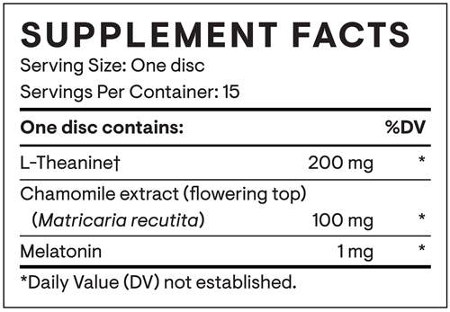 Sleep + (Thorne) Supplement Facts