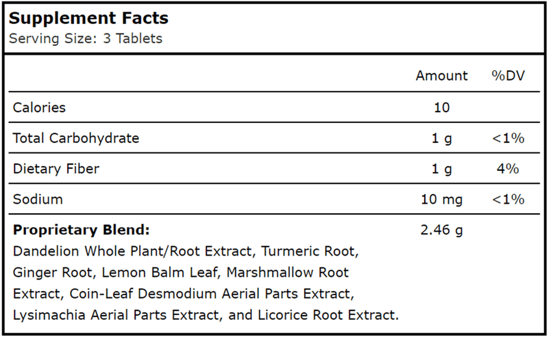 Stone Free (Planetary Herbals) Supplement Facts