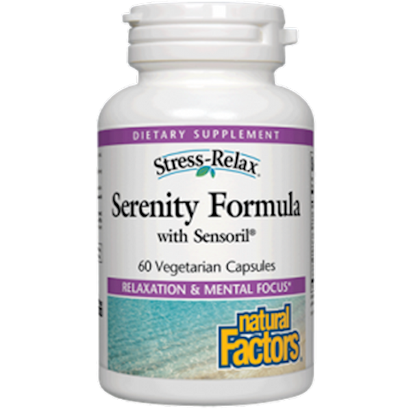 Stress-Relax Serenity Formula (Natural Factors) Front