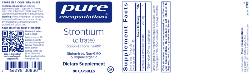 Strontium (Citrate) 90 Count