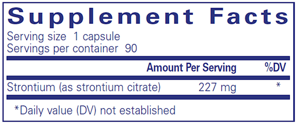 Strontium (Citrate) 90 Count