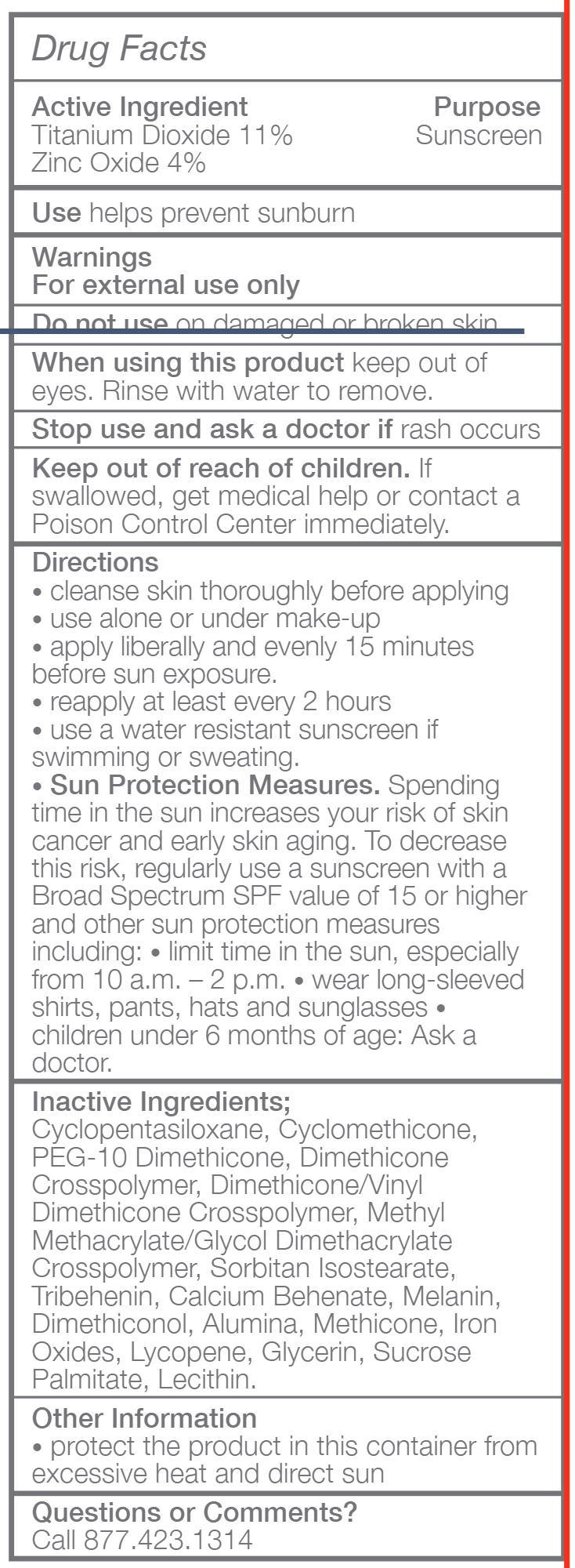 Tinted Sunscreen SPF 30 Broad Spectrum UVA/UVB (GLOWBIOTICS) Ingredients