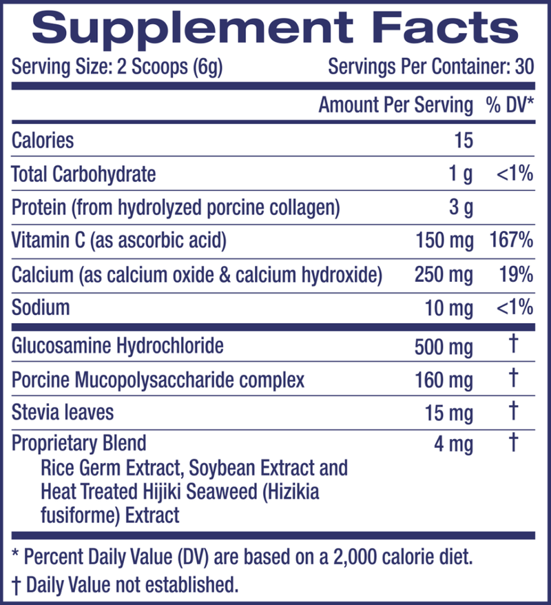 Toki Powder (Lane Innovative) Supplement Facts