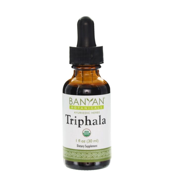 Triphala Liquid Extract Organic (Banyan Botanicals) Front