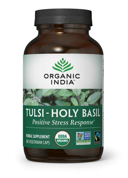 Tulsi-Holy Basil 180ct (Organic India) Front