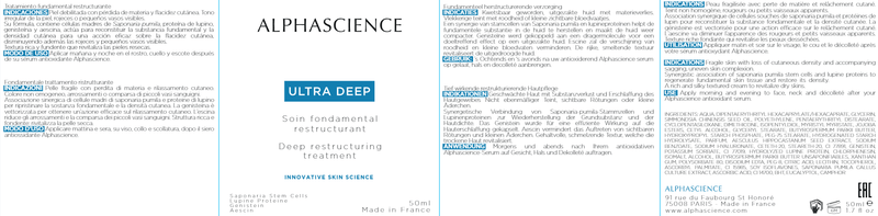 ULTRA DEEP (Alphascience) Label