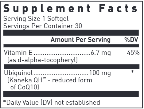 Ubiquinol-Qh 30 Count