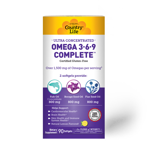 Ultra Omega 3-6-9 Complete (Country Life) Front