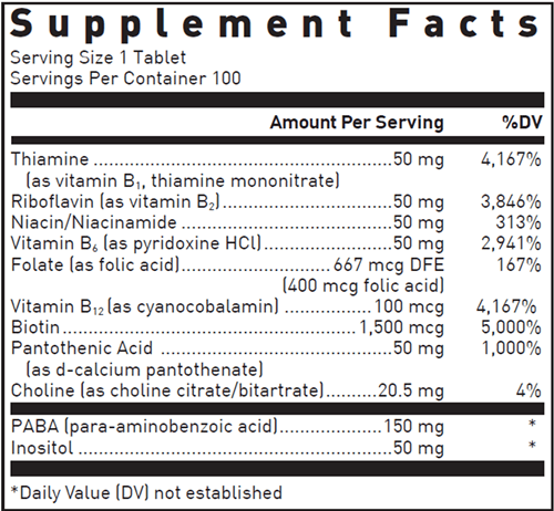 BACKORDER ONLY - Ultra B-Complex Tablets