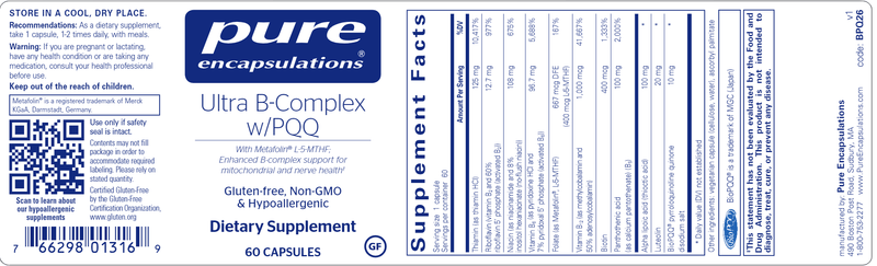 Ultra B-Complex with PQQ