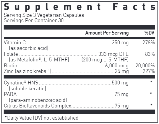 Ultra HNS (Douglas Labs) supplement facts