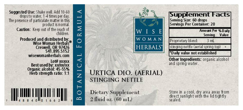 Urtica Aerial Stinging Nettle 2oz Wise Woman Herbals products