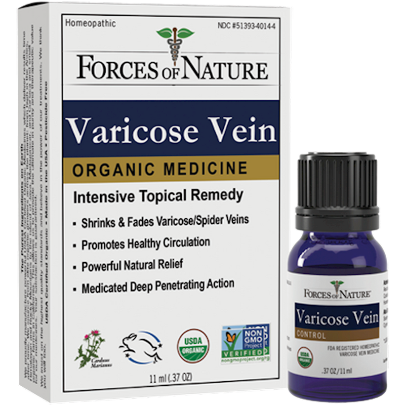 Varicose Vein Organic (Forces of Nature) Front