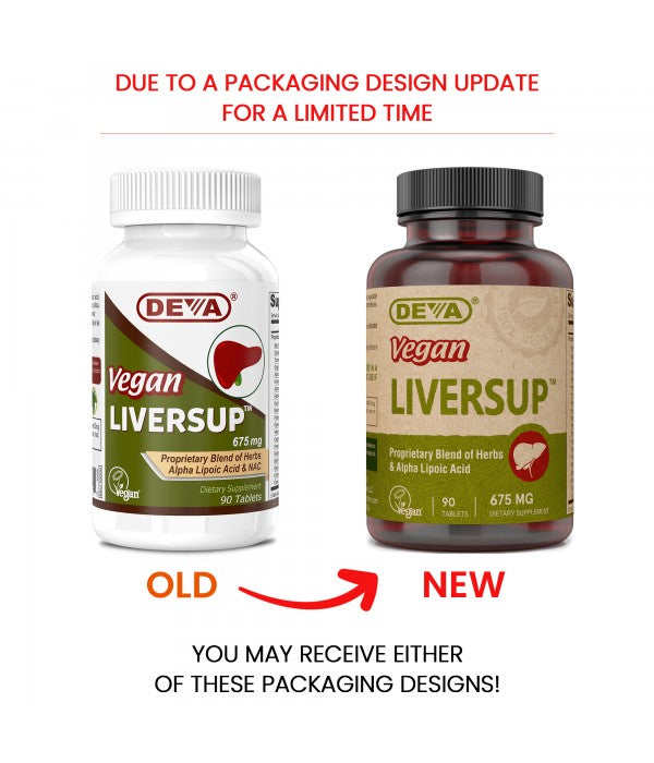 Vegan Liver Support 675mg (Deva Nutrition LLC) New