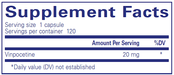 Vinpocetine 20 Mg. 120 Count