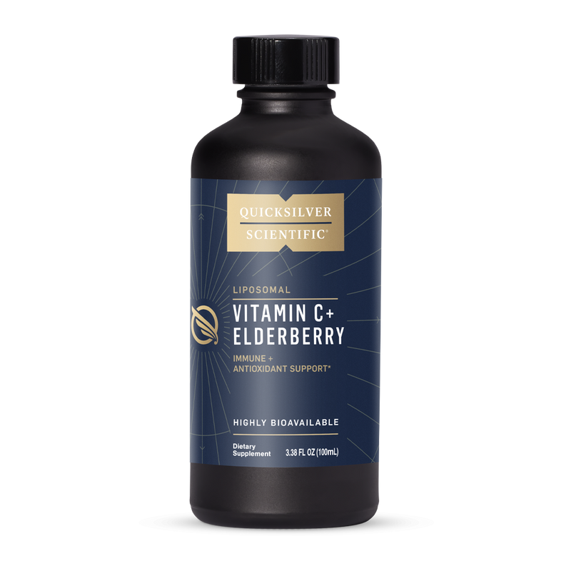 Vitamin C+ Elderberry (Quicksilver Scientific) Front