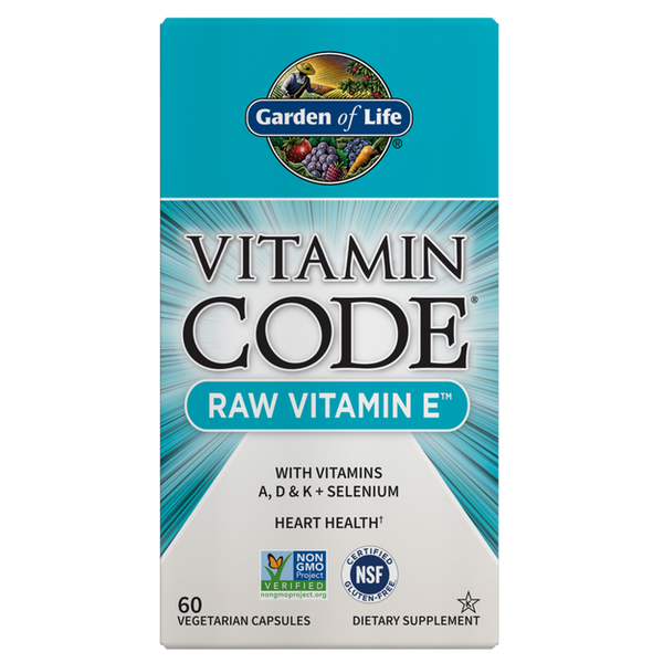 vitamin code raw vitamin e garden of life